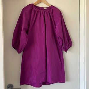 Aritzia taffeta baby doll dress